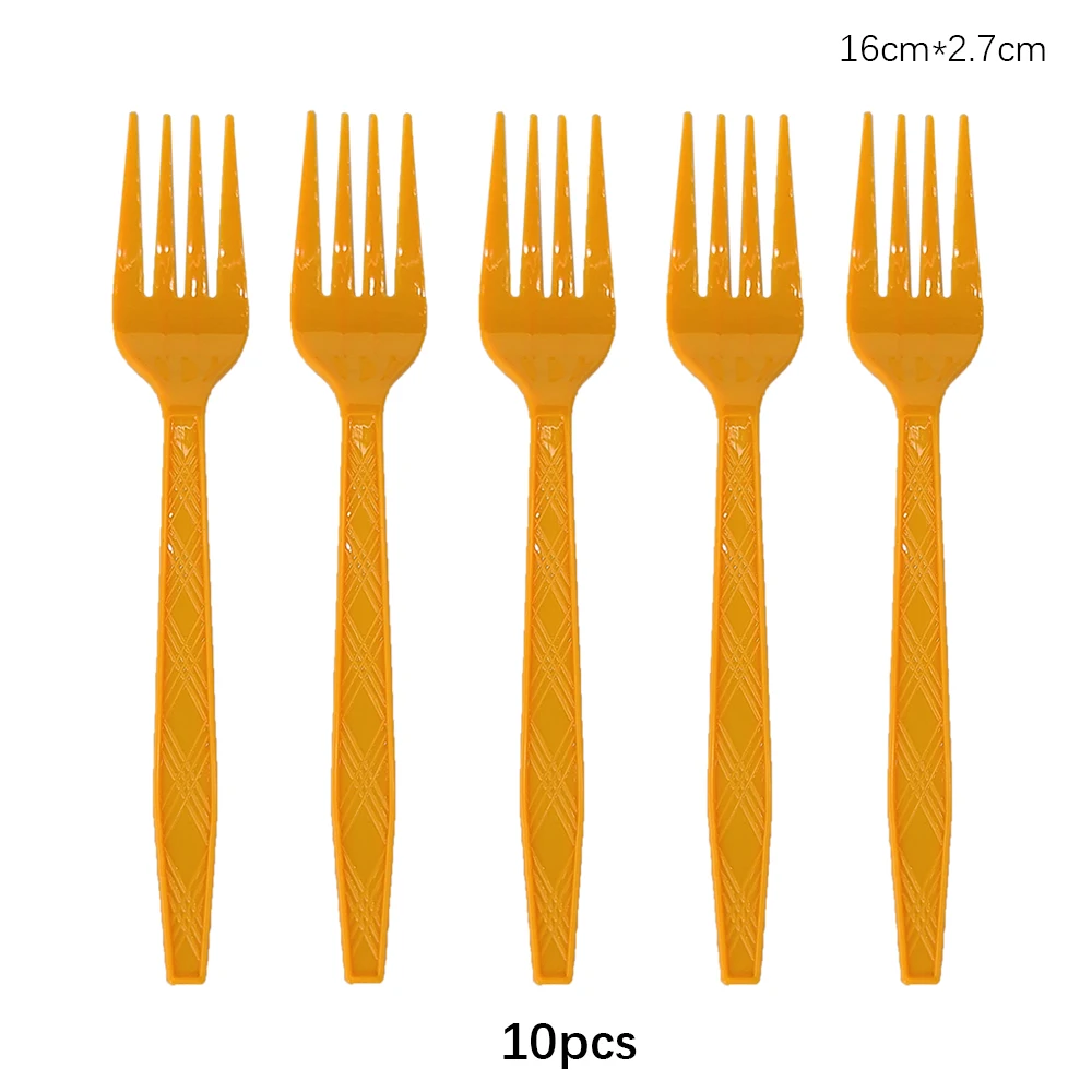 Orange fork