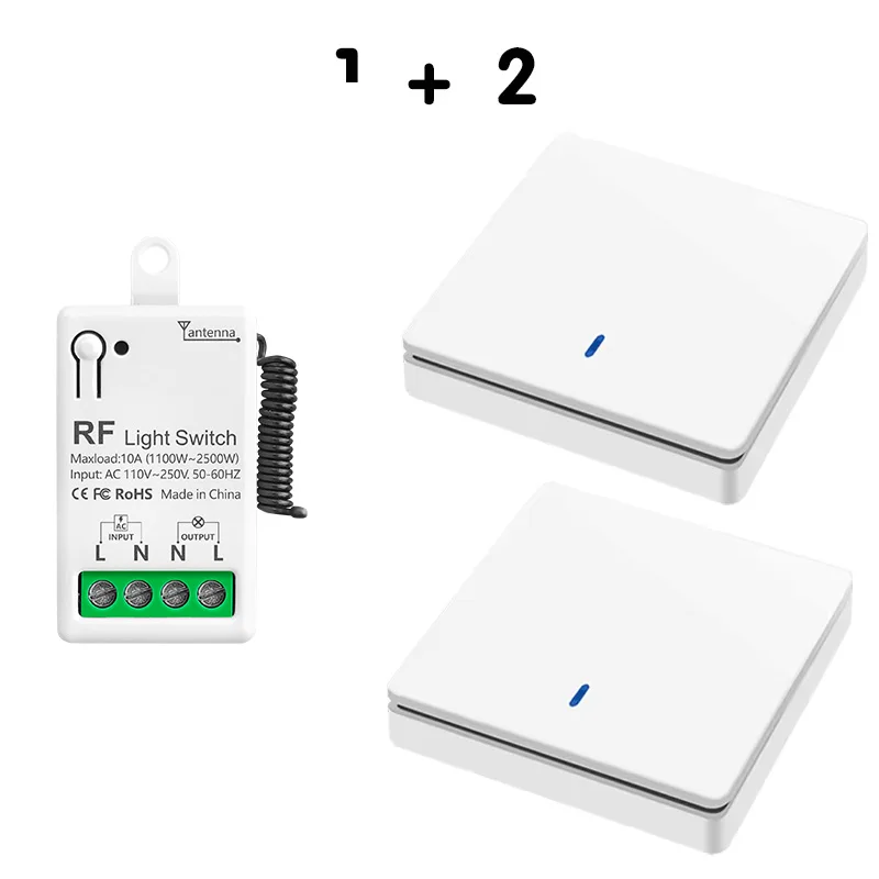 1receiver 2switches