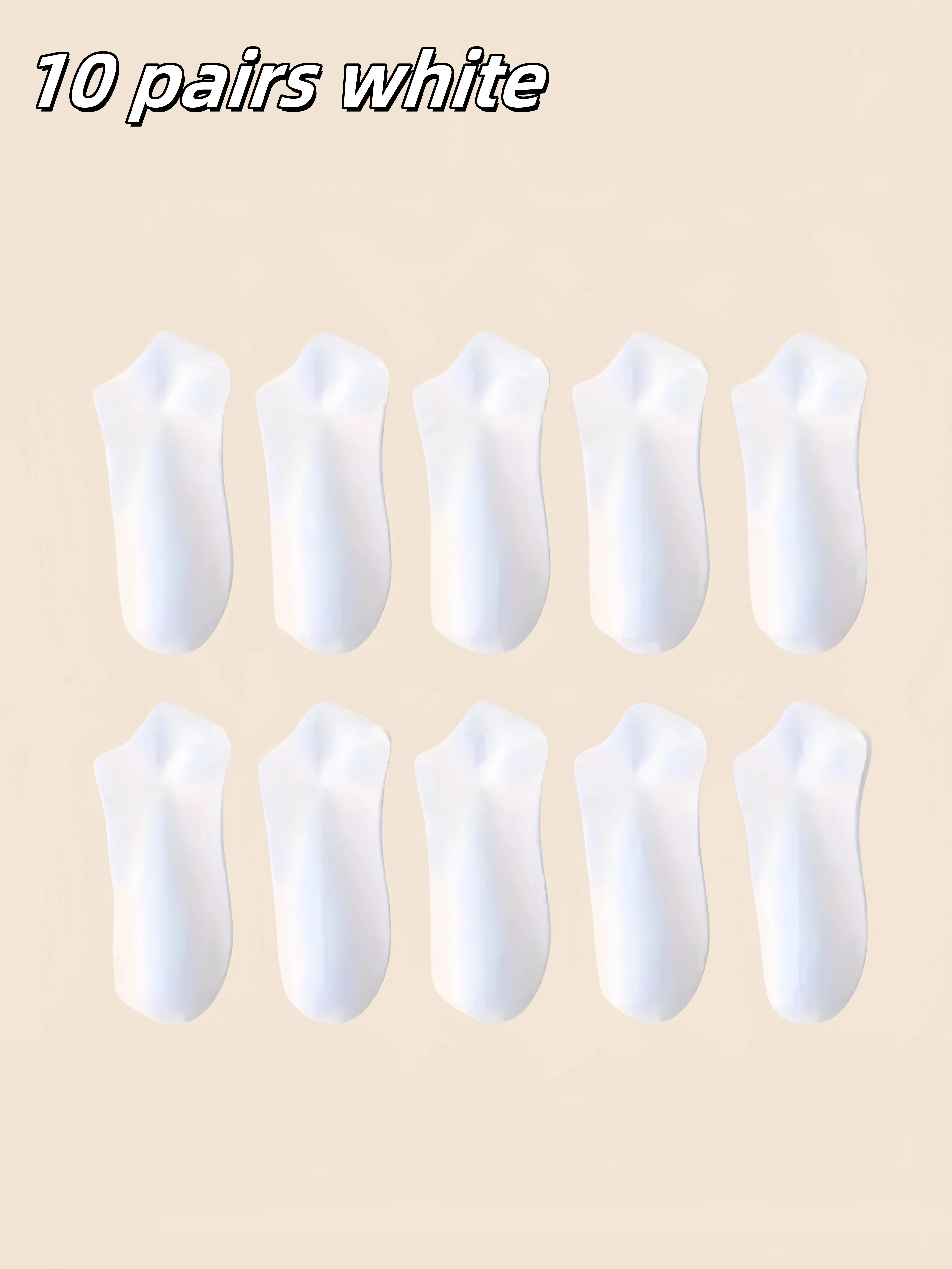 White 10 pairs