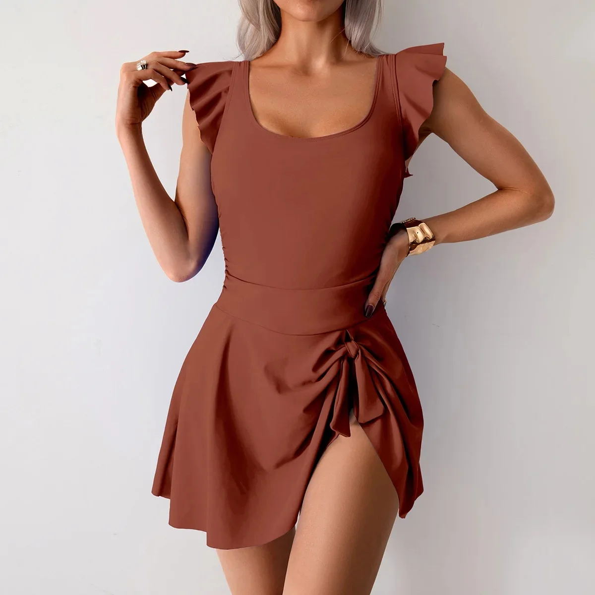 Brick red