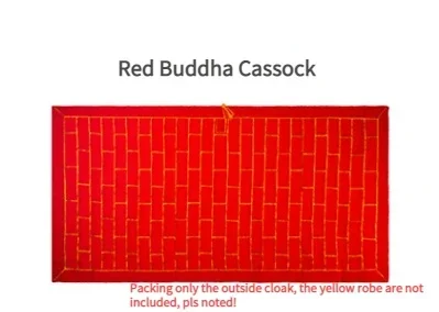Red Buddha Cassock