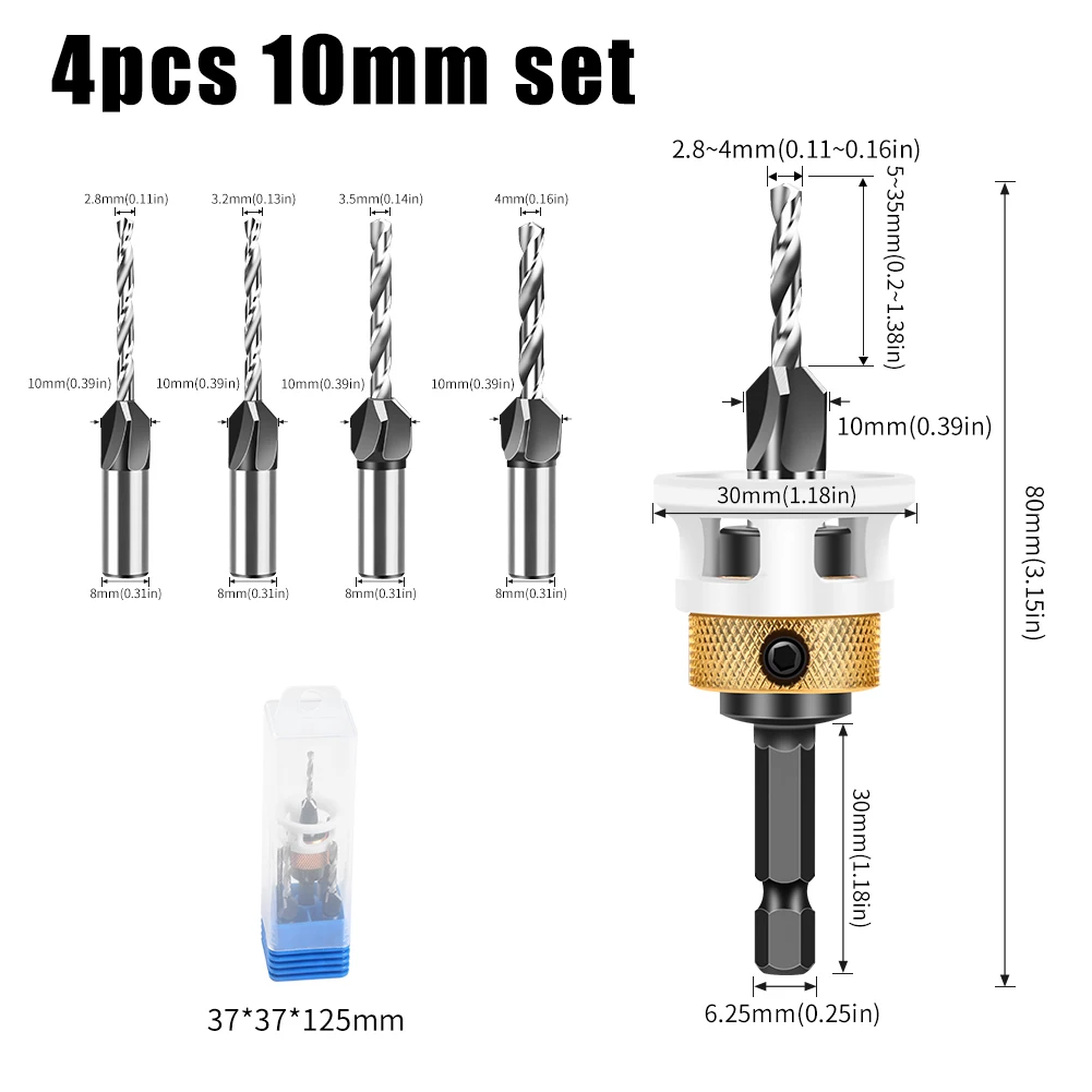 4PCS 10mm