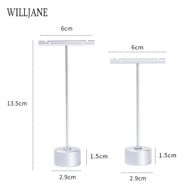 Silver Round T Rack