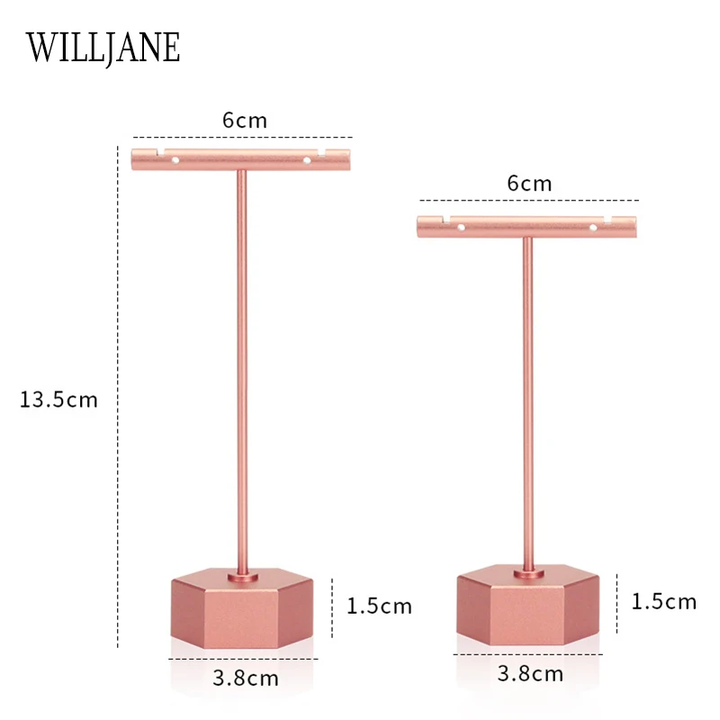 Rose Gold Hex T Rack