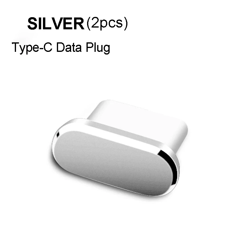 2pcs silver