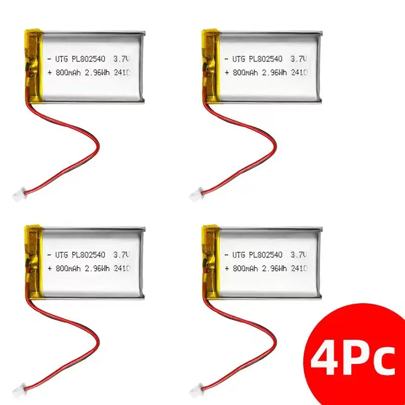 800mAh 4Pc