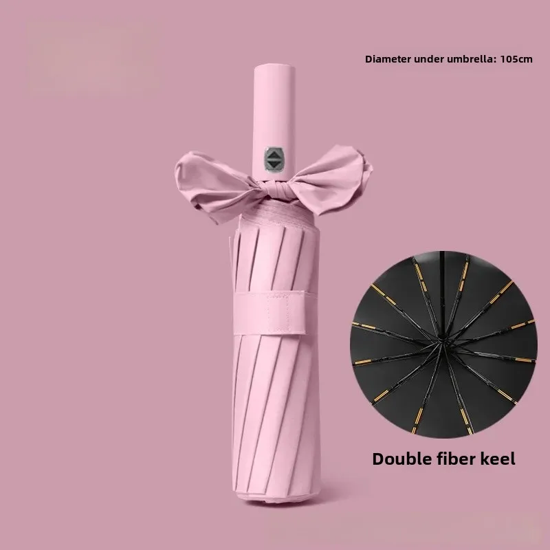 [upgraded version] enlarged 12-bone fully automatic-vinyl-light pink