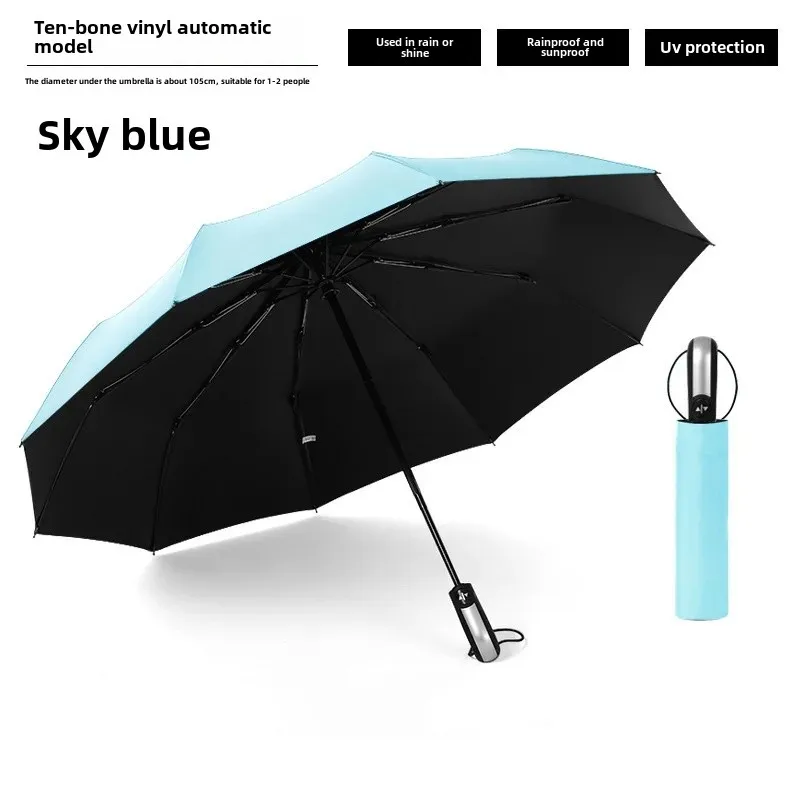 Enlarged 10-bone fully automatic-vinyl-light blue