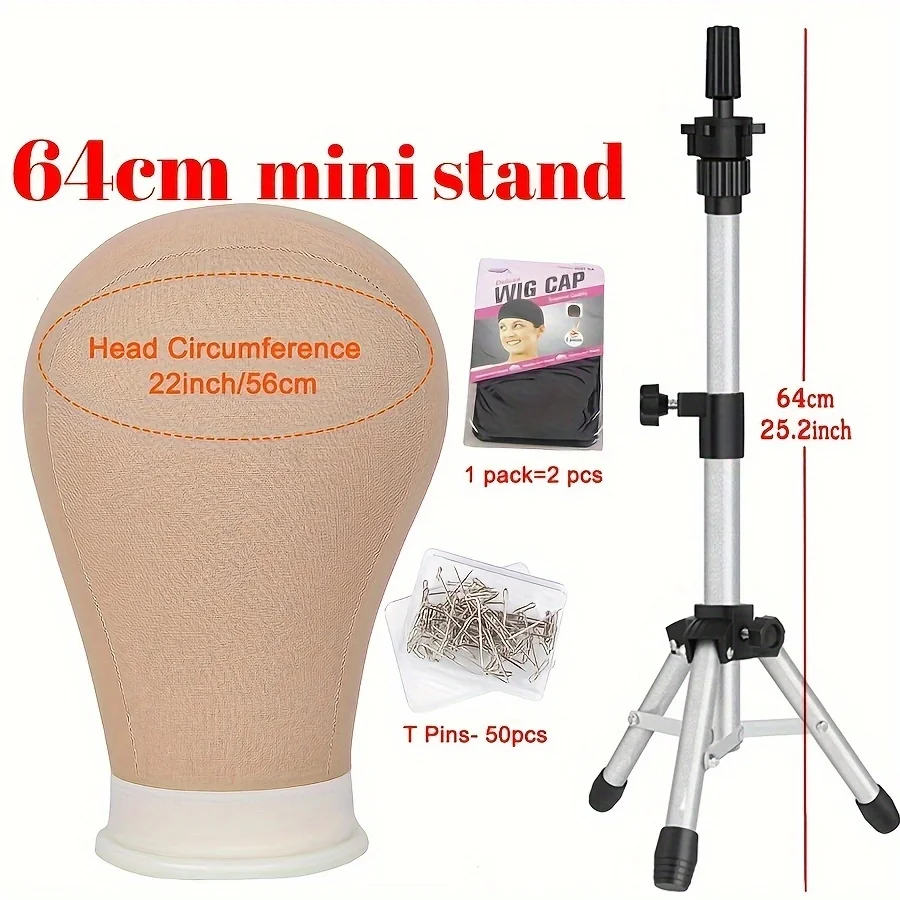 64cm stand 22in head