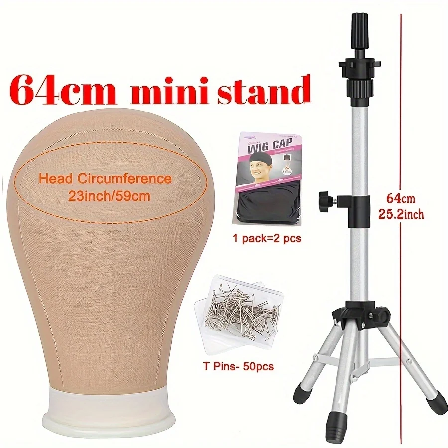 64cm stand 23in head