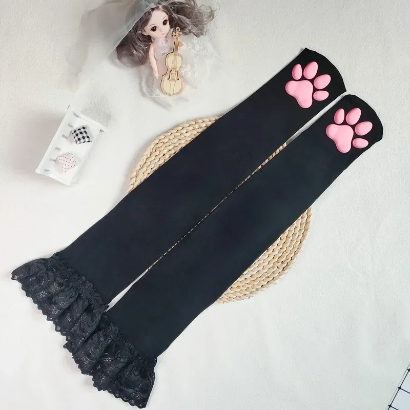 3D Black Lace Black