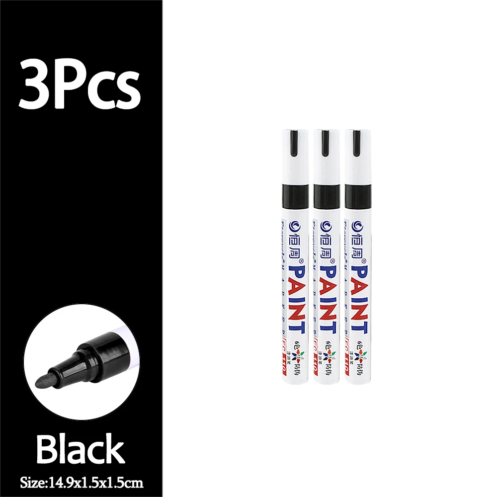 3pcs black