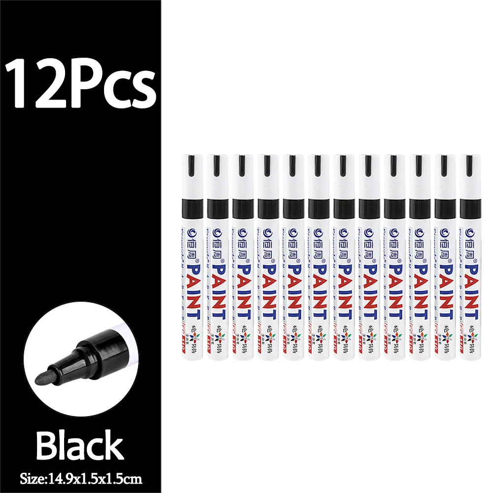 12pcs black