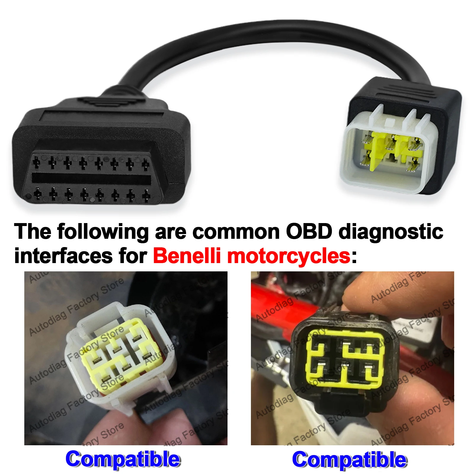 6pin OBD for Delphi