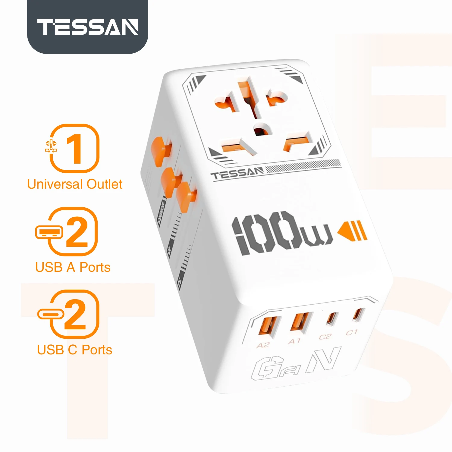 White 100W