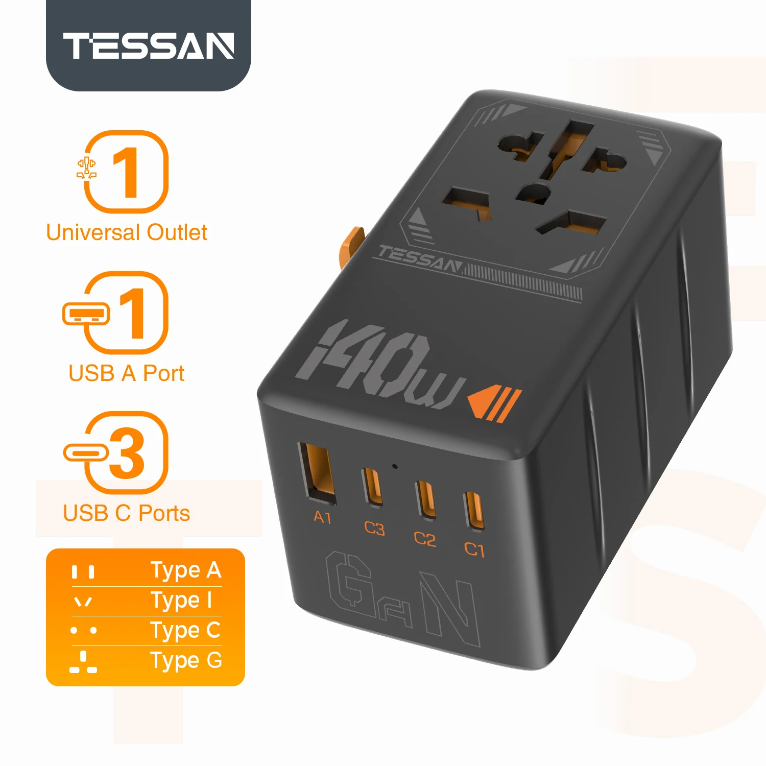 Black 140W