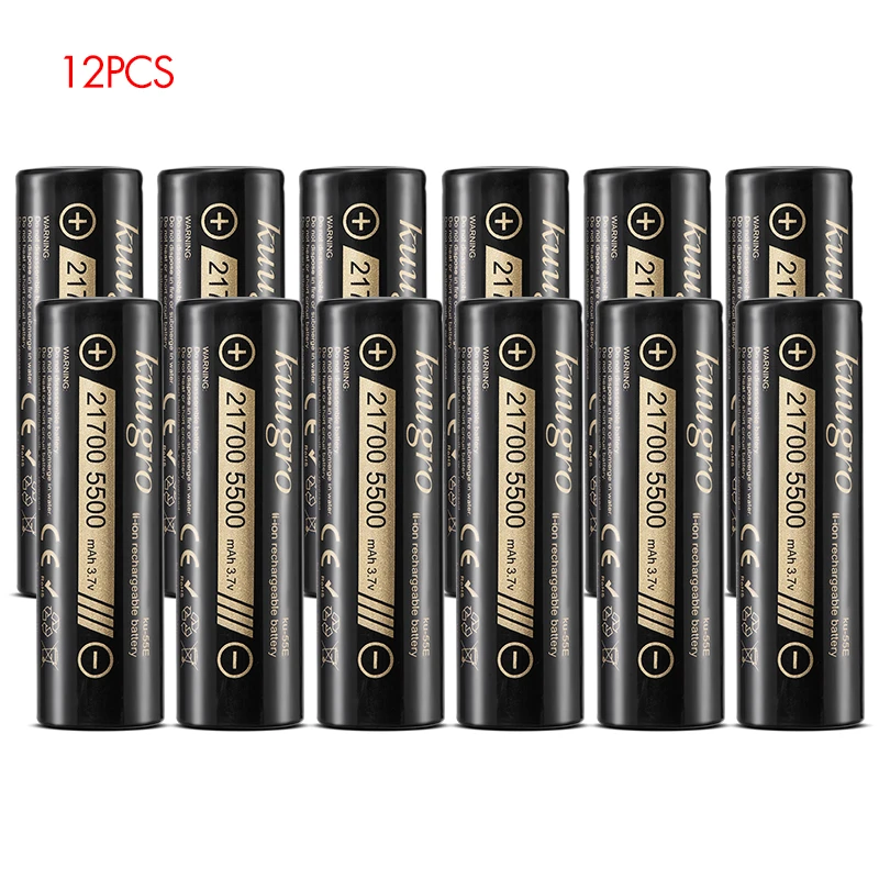21700 5500mAh 12pcs