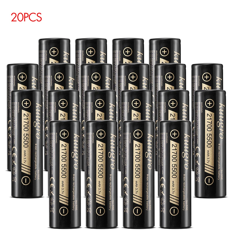 21700 5500mAh 20pcs
