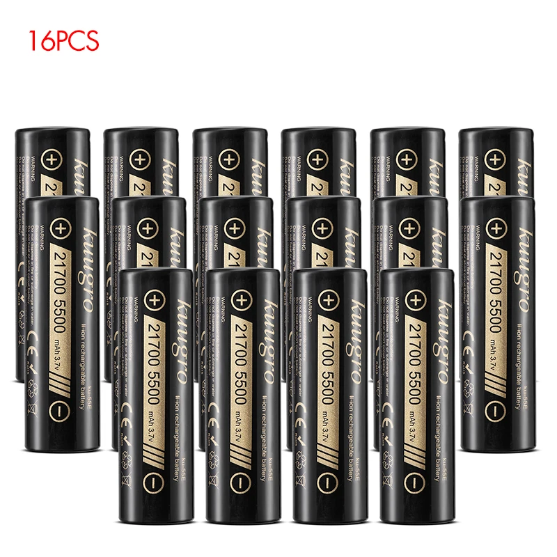 21700 5500mAh 16pcs