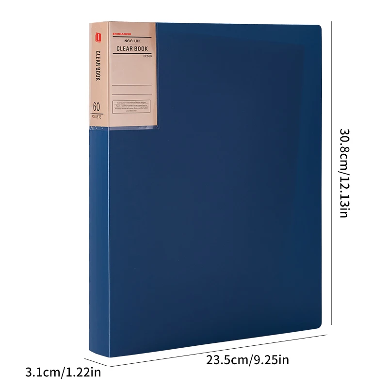 1pcs-Blue-60pages