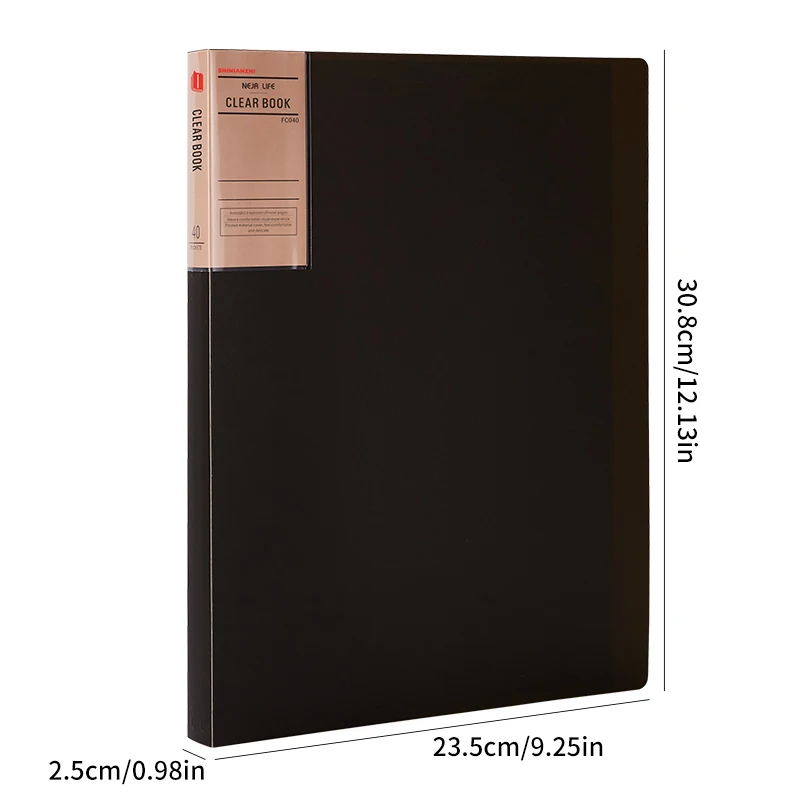 1pcs-Black-40pages