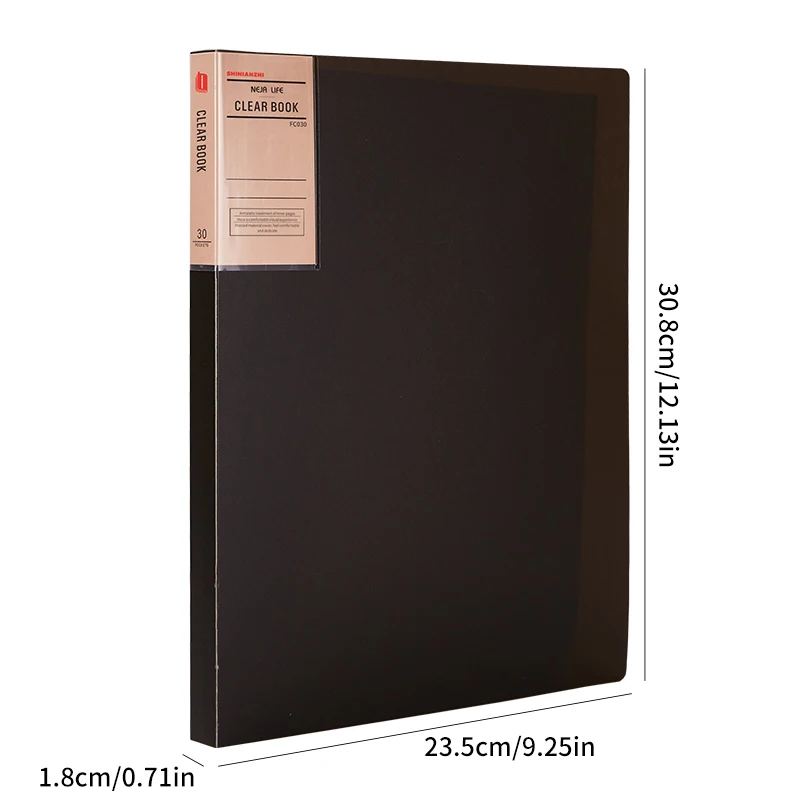 1pcs-Black-30pages
