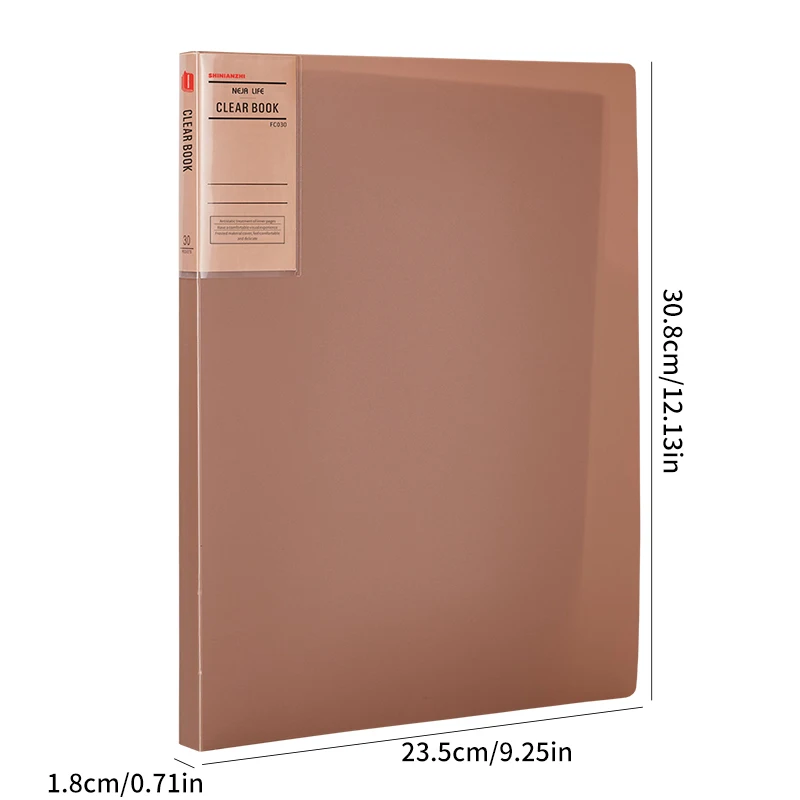 1pcs-Brown-30pages