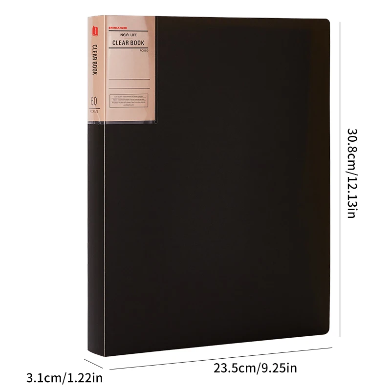 1pcs-Black-60pages