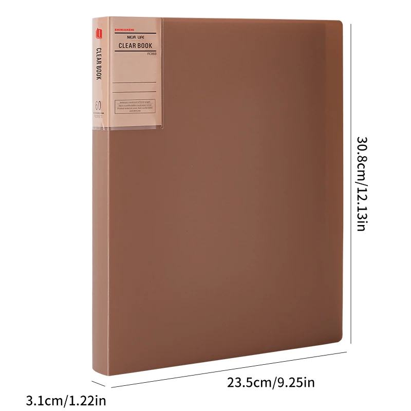 1pcs-Brown-60pages