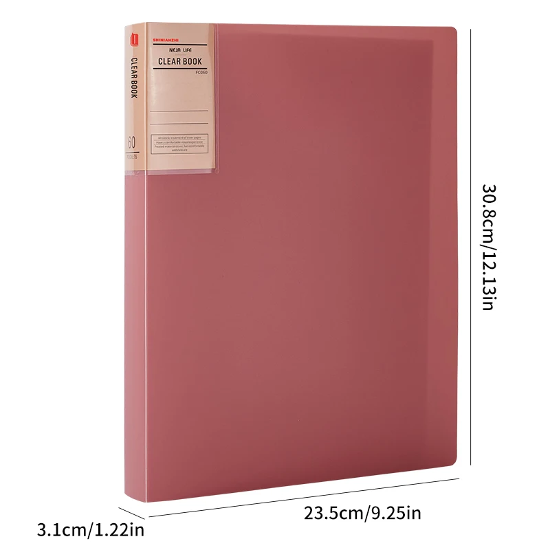 1pcs-Pink-60pages