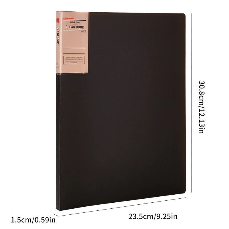 1pcs-Black-20pages