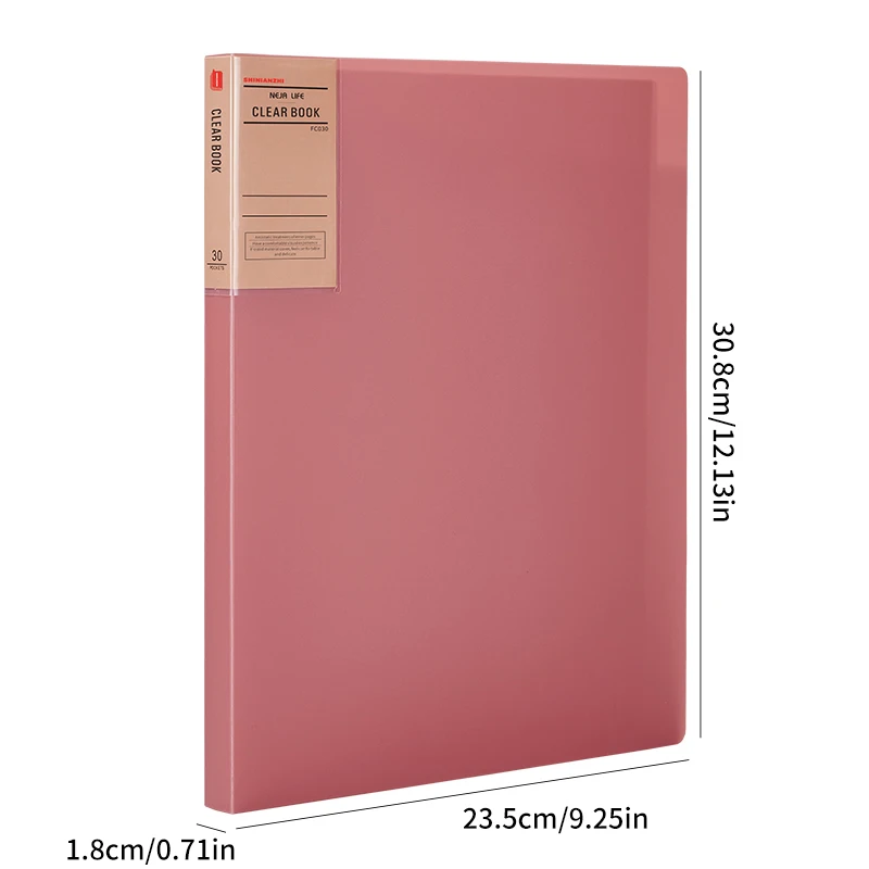 1pcs-Pink-30pages
