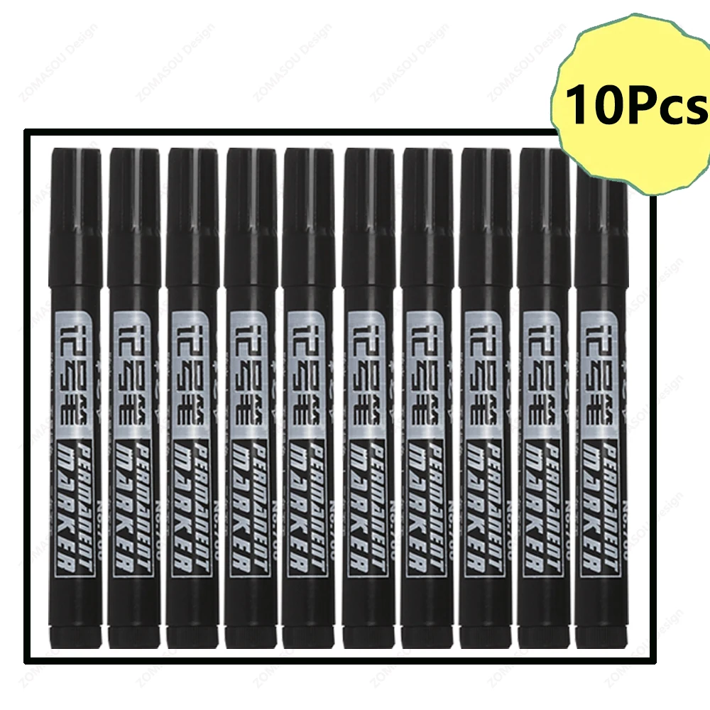 10Pcs Black