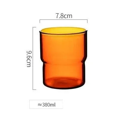 1 Tall Amber Glass