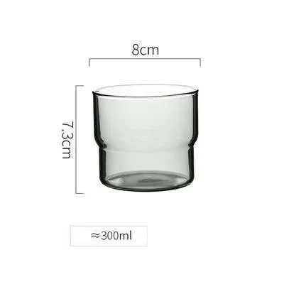 1 Short Grey Glass