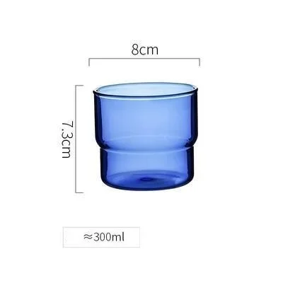 1 Short Blue Glass