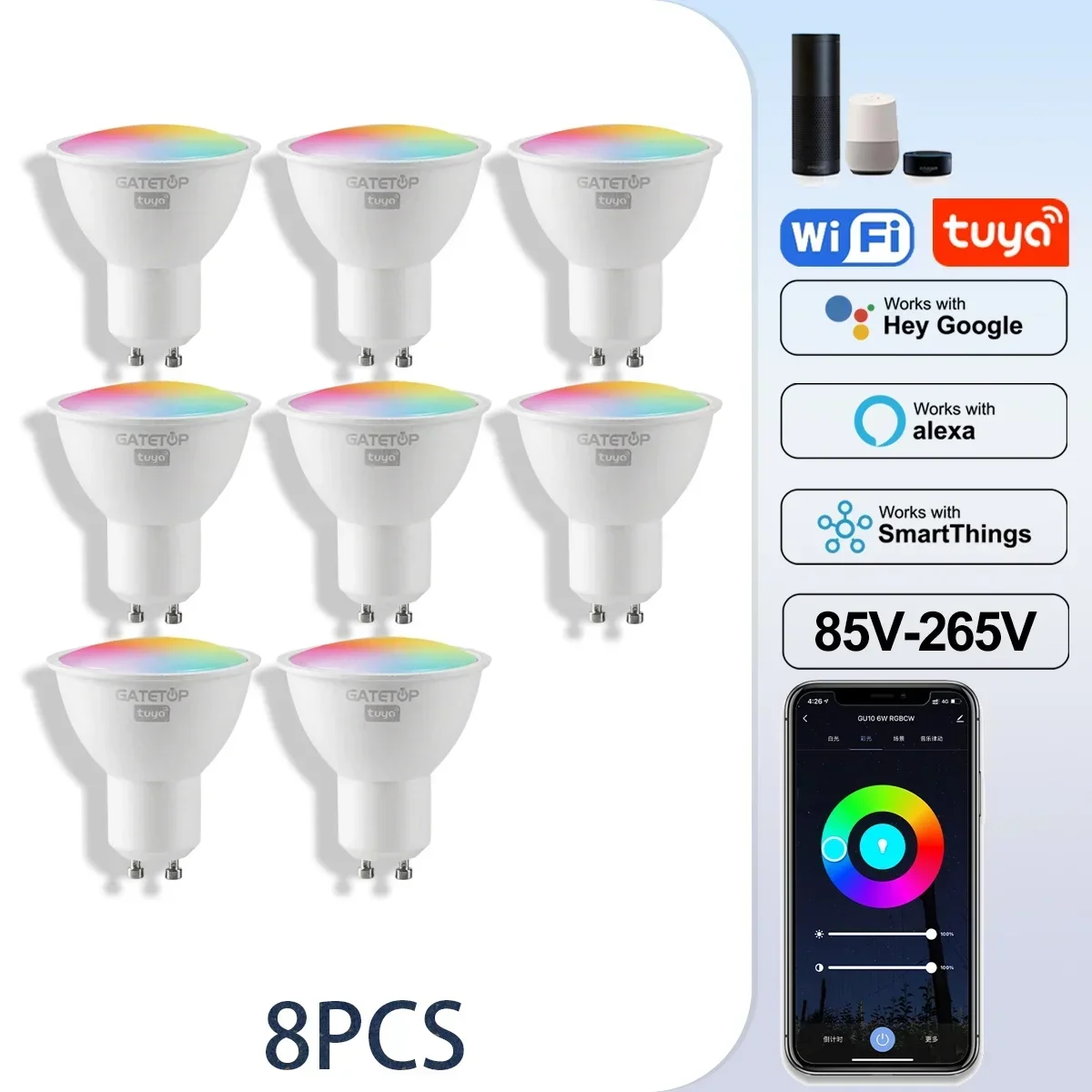 8pcs