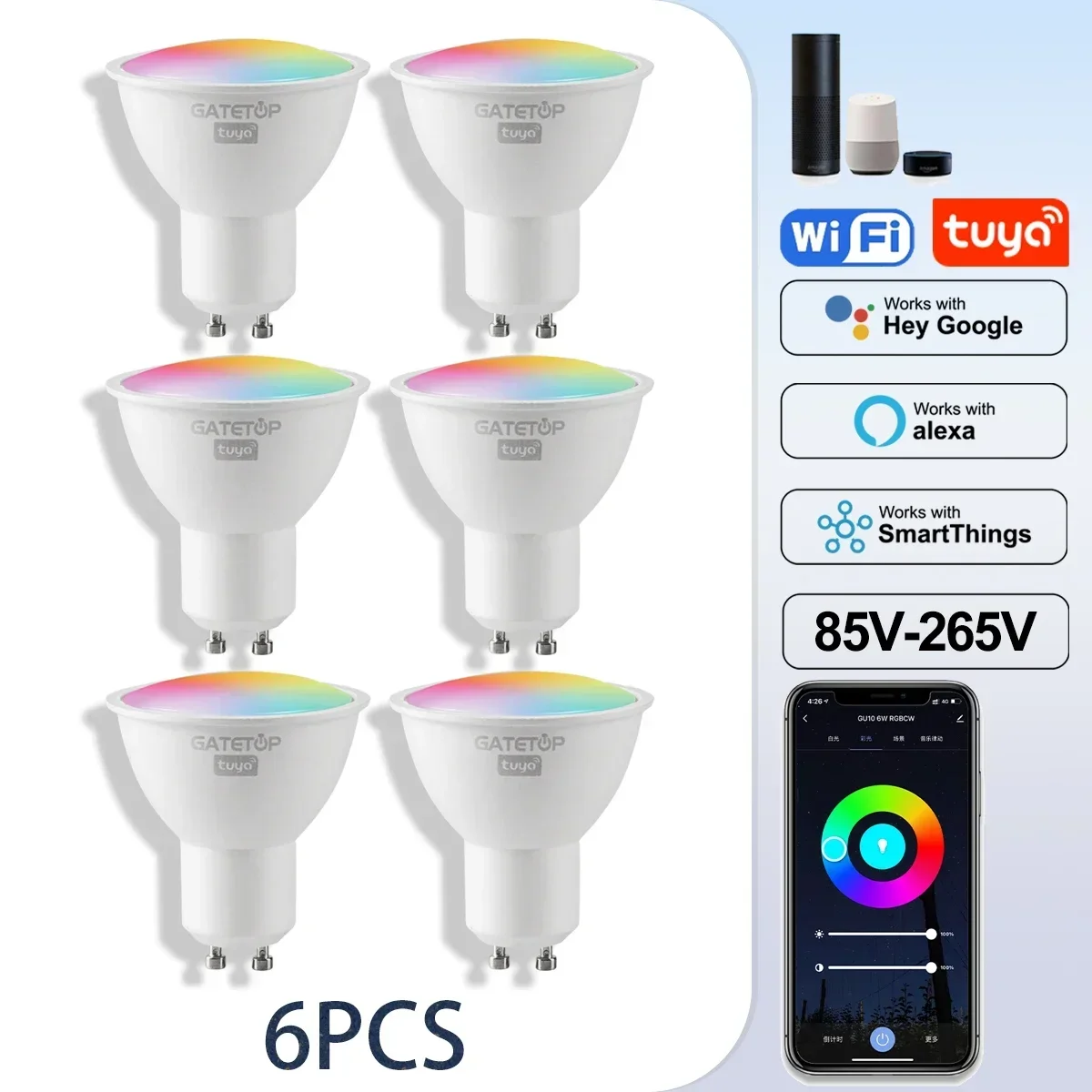 6pcs