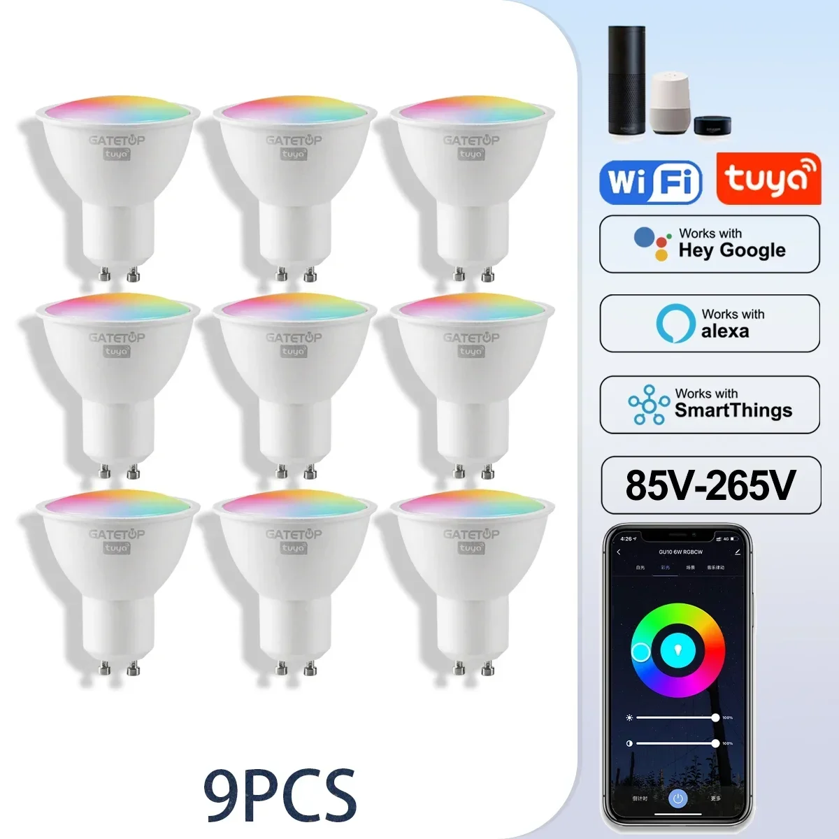 9pcs