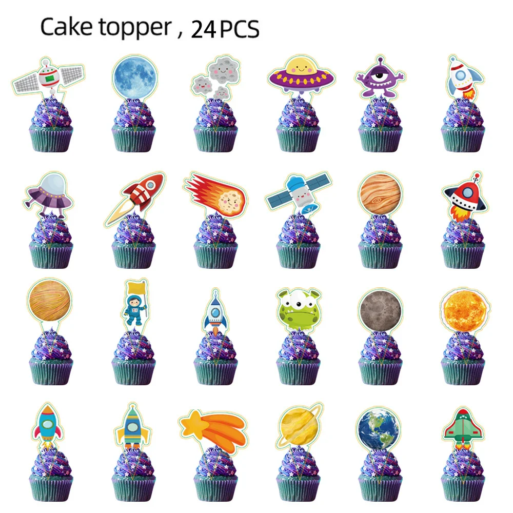24pcs cake topper