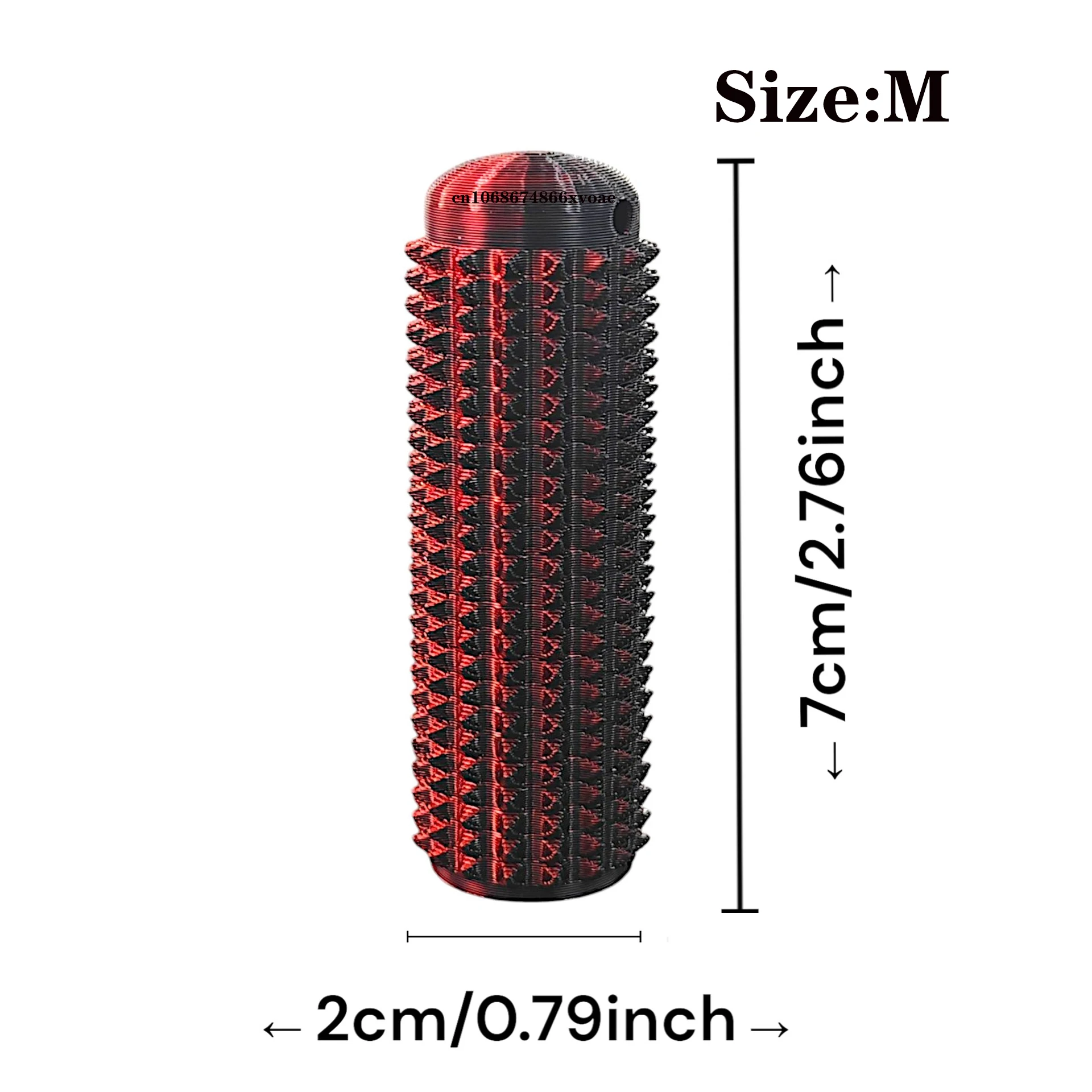 A-7cm Black Red