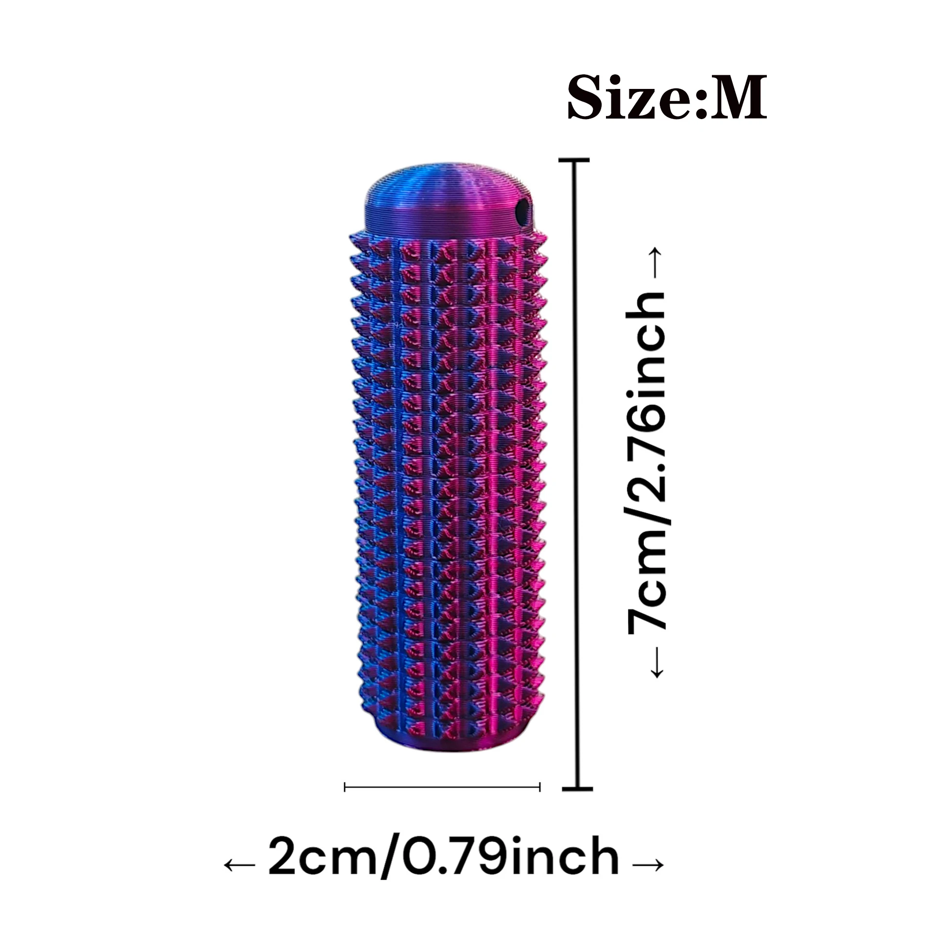 C-7cm Blue Red