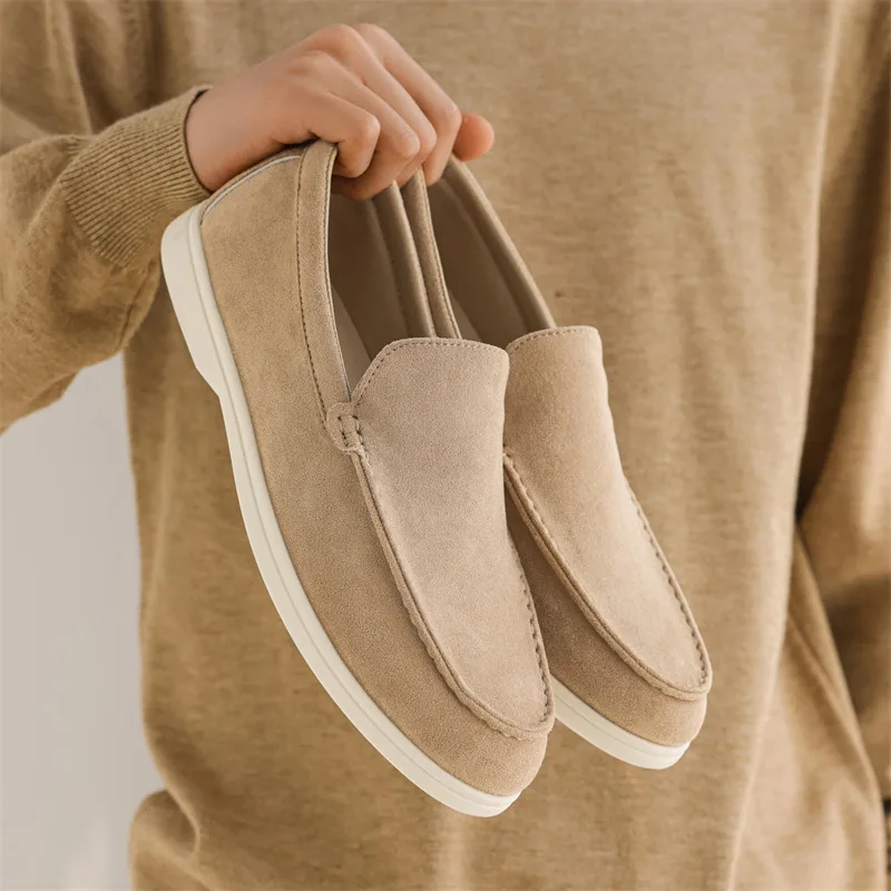 Beige Men Loafers