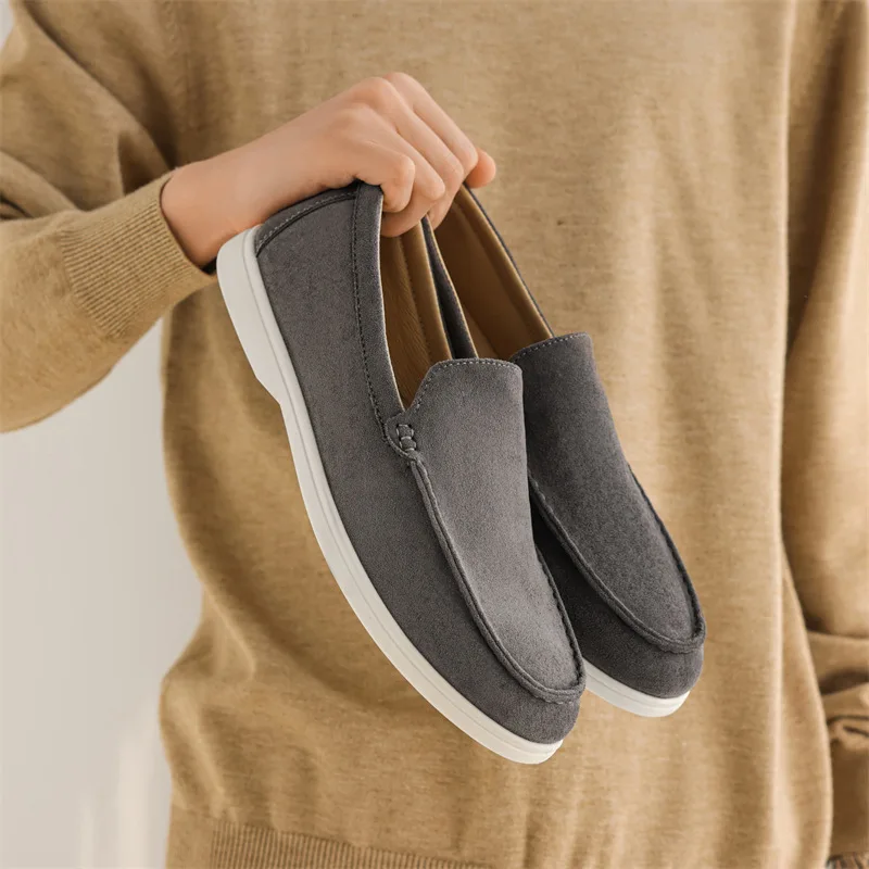 Grey Men Loafers