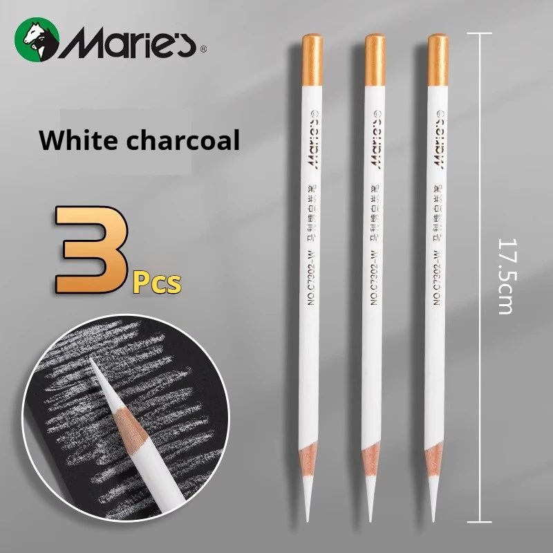 3Pcs white