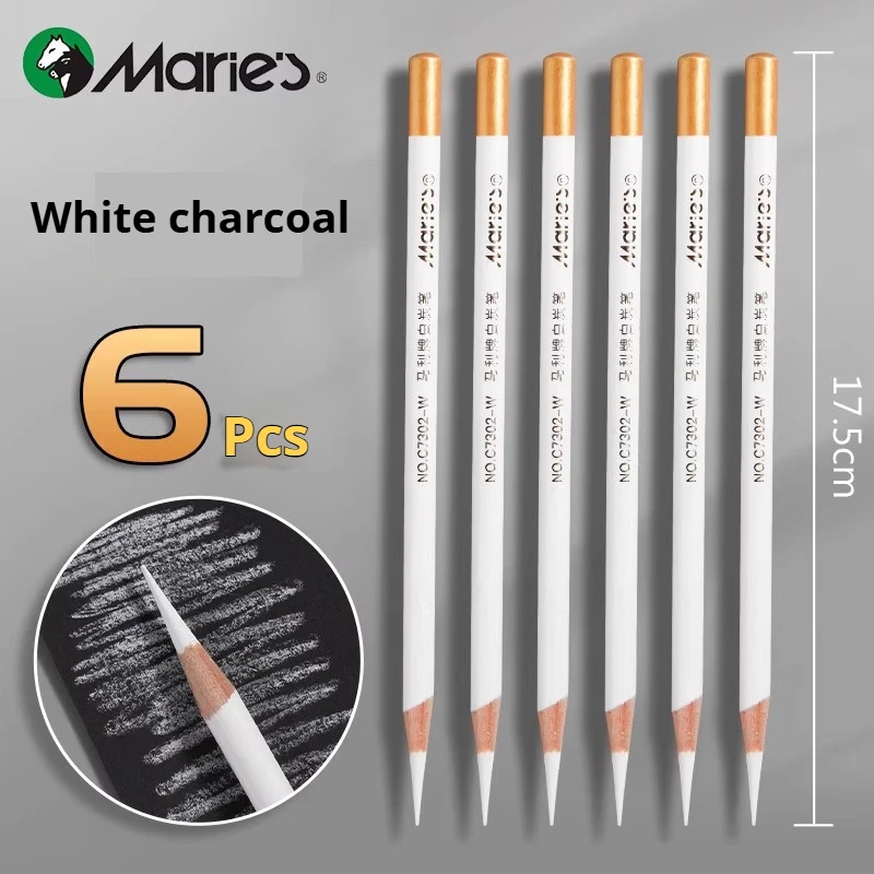 6Pcs white