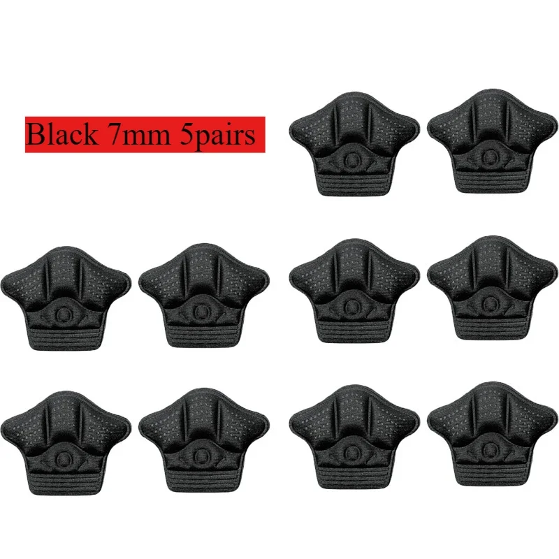 Black 7mm 5pairs 