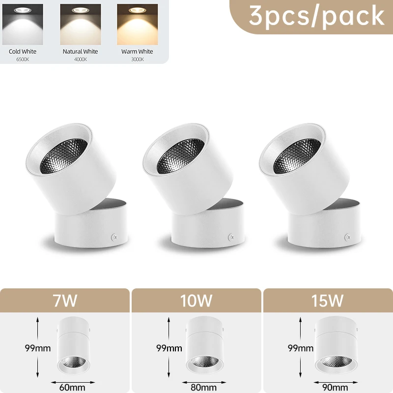 3 pieces White