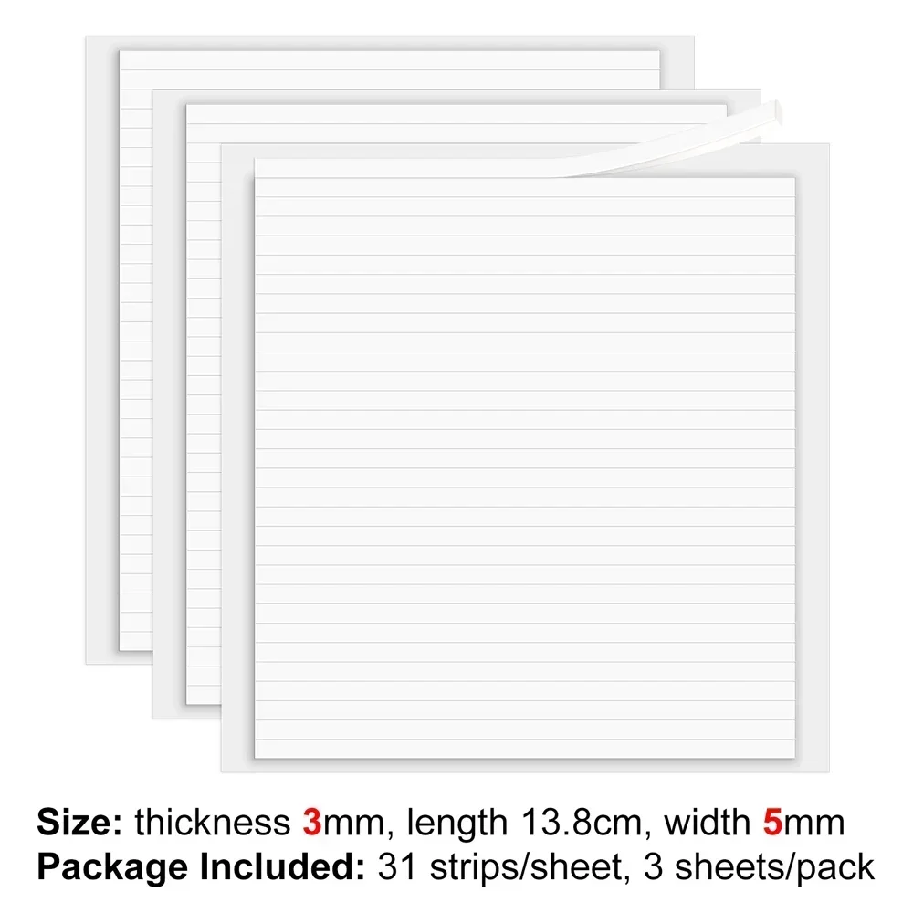 3 Sheets Strips