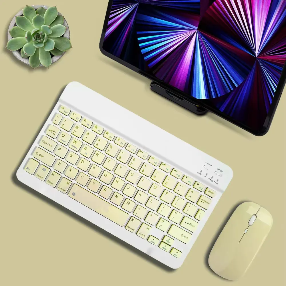 Yellow and mouse